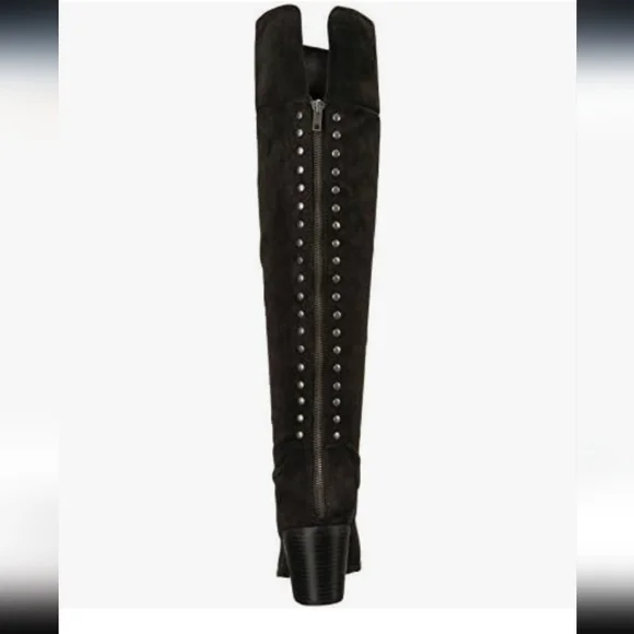 Madden Girl Black Melinda Fashion Knee High Boot 7.5 - Picture 2 of 10